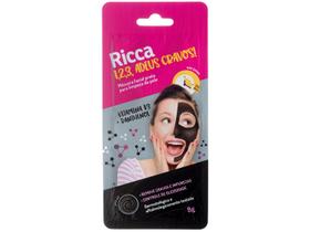 Máscara Preta Limpeza de Pele Cravos Impurezas e Oleosidade Ricca 8g Máscara Preta Limpeza de Pele Cravos Impurezas e Oleosidade Ricca 8g