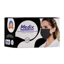 Máscara Preta Medix c/ 50
