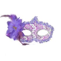 Máscara Princess Plastic Half Face Halloween Cosplay Prop