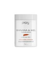 Máscara profissional banana e mel desmaia cabelo priory 1kg. nutre profudamente, fortalece a fibra capilar e devolve a elasticidade natural dos fios.