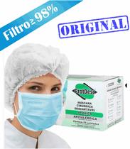 Máscara ProtDesc Azul Descartável Tripla Filtro Meltblow ( 1 Cx)