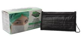 MASCARA PROTDESC PRETA TIPO CIRURGICA ( CX 50 unid ) MASCARA PROTDESC PRETA TIPO CIRURGICA ( CX 50 unid )