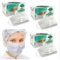 Mascara Protdesc Tripla Descartável branca C/50 (kit c/3 caixas)