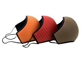 Máscara Proteção Facial Em Isoflex Com 3 Feminina Poá Máscara Proteção Facial Em Isoflex Com 3 Feminina Poá