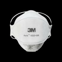 Máscara Proteção Respirador Aura Pff2S 9320 + BR 3M - PURIMAX