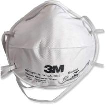 Máscara Proteção Respirador Pff2 8801 3m Concha Sem Válvula