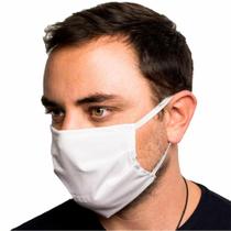 Máscara Protetora Dupla Face Reutilizável Lavável com Clipes Nasal Tricoline 100% Algodão Proteção