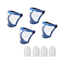 Máscara Protetora Transparente À Prova De Respingo Protetor Facial Cobertura De Segurança Para