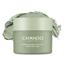 Máscara Purificante CHANDO HIMALAYA Green Tea Clay 100ml - Para Pele Oleosa