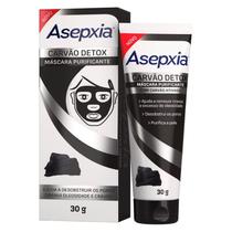 Máscara Purificante Facial Peel Off Asepxia Carvão Detox 30g