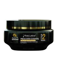 Máscara Quente Raiz Latina 250ml umectação recuperação pós química profissional