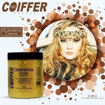 Máscara Queratina Creme Coiffer 500g Reconstrução Capilar