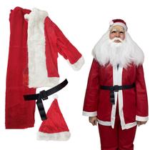 Mascara Realista Roupa Papai Noel Natal Fantasia Completa Natalino Realista Oculos Barba Festa Comemoraçao Evento Fim de Ano Confraternizaçao Mascara Realista Roupa Papai Noel Natal Fantasia Completa Natalino Realista Oculos Barba Festa Comemoraçao Evento Fim de Ano Confraternizaçao