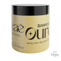 Máscara Reconstrutora Banho De Ouro 500g Eae Cosmeticos Máscara Reconstrutora Banho De Ouro 500g Eae Cosmeticos