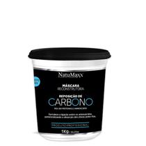 Máscara Reconstrutora Reposição de Carbono combate a porosidade dos cabelos NatuMaxx 1Kg Máscara Reconstrutora Reposição de Carbono combate a porosidade dos cabelos NatuMaxx 1Kg