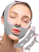 Máscara redutora de queixo Pirlox V Line, cinto de elevação facial, pacote com 2 unidades Máscara redutora de queixo Pirlox V Line, cinto de elevação facial, pacote com 2 unidades