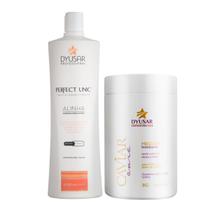 Máscara Reeconstruturadora Passo Unico 1L + Mascara Caviar 1KG Máscara Reeconstruturadora Passo Unico 1L + Mascara Caviar 1KG
