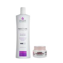 Máscara Reestruturadora Unic. Blond 1L + Másc. Reconstrução 40g Dyusar