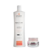 Máscara Reestruturadora Unicplastia 1L + Másc. Reconstrução 40g Dyusar