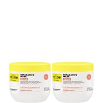 Mascara Repair 1 kg Yellow Hidrata e Restaura Cabelos Danificados Deixa Fios Fortes e Flexíveis Mascara Repair 1 kg Yellow Hidrata e Restaura Cabelos Danificados Deixa Fios Fortes e Flexíveis