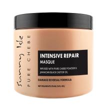 Máscara reparadora de cabelo Sunny Isle Pure Chebe 473ml com óleo de rícino Máscara reparadora de cabelo Sunny Isle Pure Chebe 473ml com óleo de rícino