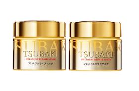 Máscara Reparadora Tsubaki Premium para Cabelo - Pacote com 2 Unidades (180g cada)