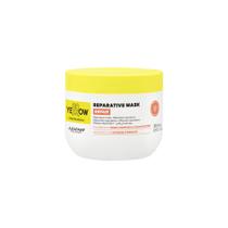 Máscara Reparadora Yellow Repair 300ml Alfaparf com Bond Complex e Manteiga de Cacau para Cabelos Danificados