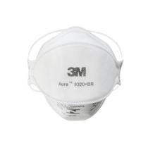 Mascara Respirador 3m 9320 Aura N95 Pff2 Branca S/ Valvula.