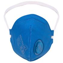 Mascara/Respirador Dobrável PFF-2 com Valvula Azul Protec - 10 Peças