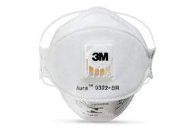 Máscara respirador PFF2 3M AURA 9322 c/ válvula