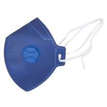 Máscara Respirador PFF2 com Válvula Azul New Prot 100 Peças Argetex 8002086 Máscara Respirador PFF2 com Válvula Azul New Prot 100 Peças Argetex 8002086