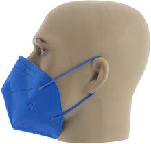 Máscara respirador PFF2 sem Válvula Azul 100 unidades