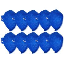 Máscara Respiradora Descartável Pff2 C/ Clips Nasal 10un Contra Poeiras Névoas Máscara Respiradora Descartável Pff2 C/ Clips Nasal 10un Contra Poeiras Névoas