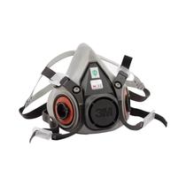 Máscara Respiratória De Meio Rosto 3M 6200 Para Pintura Spray, Gases Orgânicos, Poeira E Máscara Respiratória De Meio Rosto 3M 6200 Para Pintura Spray, Gases Orgânicos, Poeira E