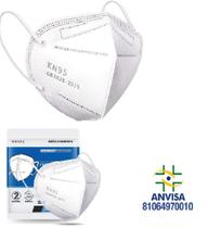 Máscara Respiratória KN95 PFF2 WWDoll Cinco Camadas Branca Máscara Respiratória KN95 PFF2 WWDoll Cinco Camadas Branca