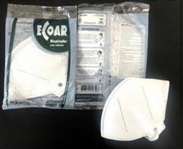 Máscara respiratória PFF2- kit com 100 unidades - Ecoar