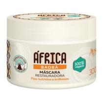 Mascara Restauradora Capilar África Baobá Nutrição E Brilho Cabelos Com Curvatura Vegano Apse 300g
