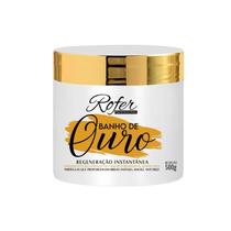 Máscara Restauradora Capilar Banho de Ouro 500g Rofer Máscara Restauradora Capilar Banho de Ouro 500g Rofer