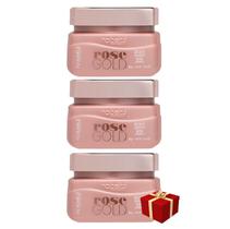 Máscara Rose Gold 300g - Tratamento Capilar Fortalecedor