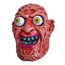 Máscara Rosto Sangue Olho Movel Plástica Cosplay Halloween