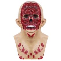 Máscara Rotten Walker Latex, capa facial completa, fantasia de Halloween