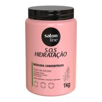 Máscara S.O.S Hidratação Óleo de Rícino 1Kg - Salon Line