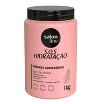 Máscara S.O.S Hidratação Óleo de Rícino Salon Line 1kg