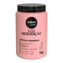 Máscara S.O.S Hidratação Óleo de Rícino Salon Line 1kg Máscara S.O.S Hidratação Óleo de Rícino Salon Line 1kg