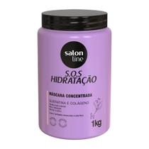 Máscara S.O.S Hidratação Queratina e Colágeno 1Kg - Salon Line Máscara S.O.S Hidratação Queratina e Colágeno 1Kg - Salon Line