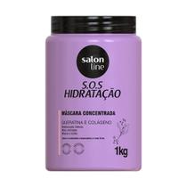 Máscara S.O.S Hidratação Queratina e Colágeno Salon Line 1kg Máscara S.O.S Hidratação Queratina e Colágeno Salon Line 1kg