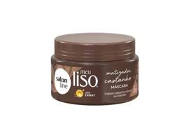 Máscara Salon Line Meu Liso Matizador Castanho 300g