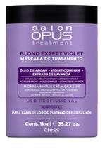 Máscara Salon Opus Blond Expert Cless 1L Hidrata Matiza e Realça a Cor de Cabelos Loiros e Grisalhos Máscara Salon Opus Blond Expert Cless 1L Hidrata Matiza e Realça a Cor de Cabelos Loiros e Grisalhos