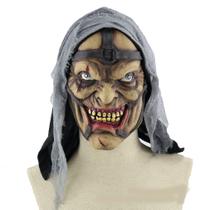 Máscara Scary Witch Latex para rosto inteiro Halloween Cosplay Pro