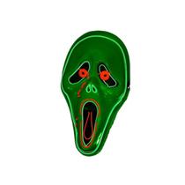 Máscara Screaming Ghost LED Luminous Scary Cosplay Máscara Screaming Ghost LED Luminous Scary Cosplay